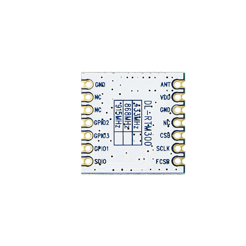915MHz RF Transceiver Module with -120dBm Sensitivity and 1.8KM Range