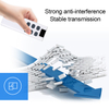 433/315MHz Six Keys Learning Code Remote Control